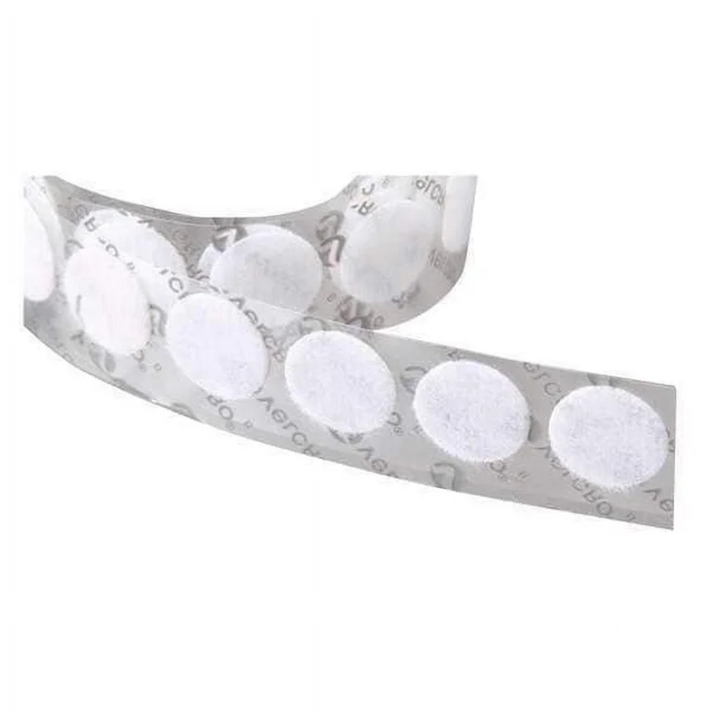 Velcro Brand Hook-and-Loop Fast, White, Disc, PK1800 197578 LOT OF 3